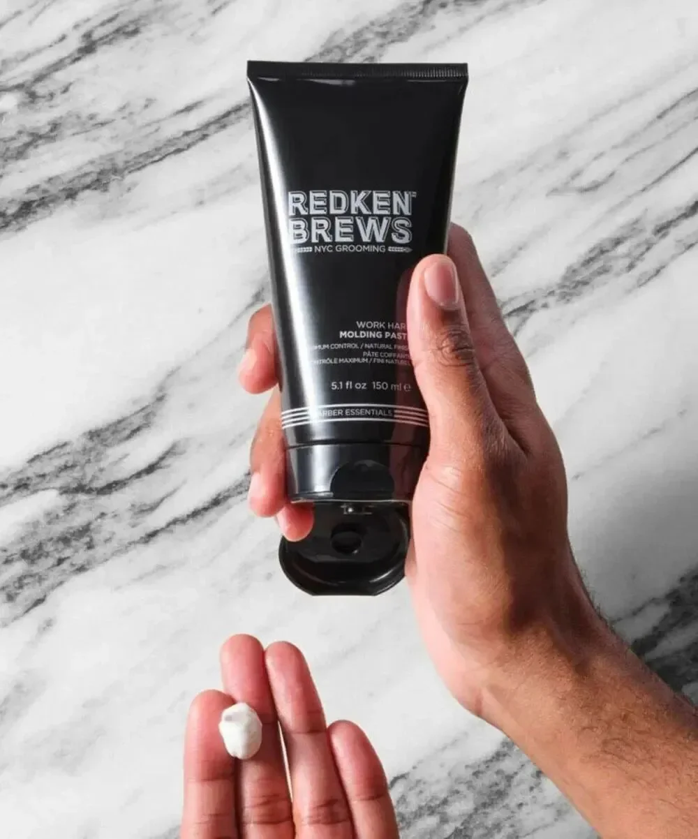 REDKEN - NWT - Brews Work Hard Molding Paste, 5.1 fl. oz. Sealed Product
